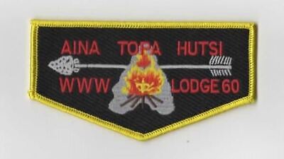 OA Aina Topa Hutsi Lodge 60 YEL Bdr. Alamo Area Council 583 San Antonio, TX [KY-