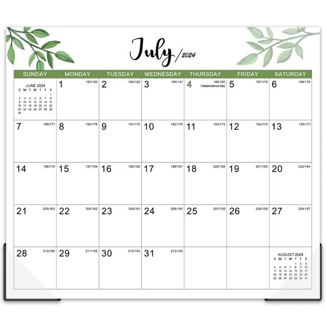 CALENDAR 2023-2024 - Magnetic Calendar for Fridge, Jul. 2023 - Dec