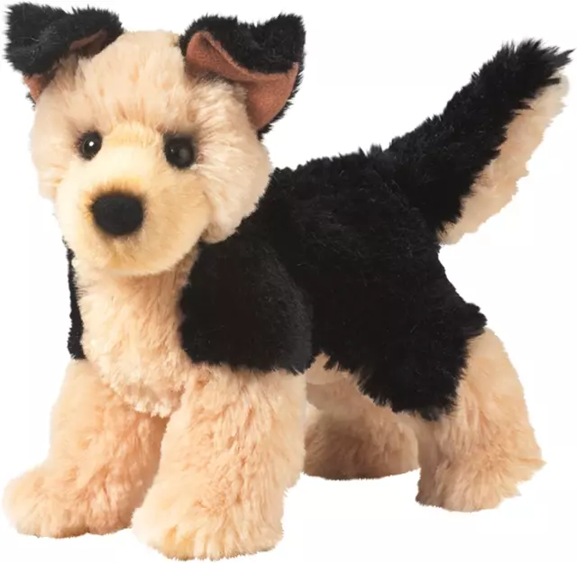 FAO Schwarz Toys R Us Realistic German Shepherd Puppy Dog 15 Plush Stuffed  Toy