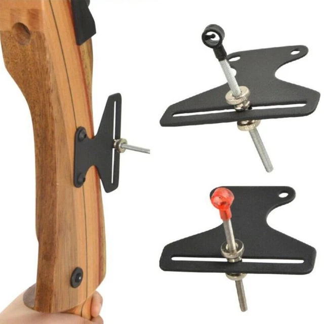 Viseur d'arc recourbé à 1 broche en forme de T pour tir à l'arc, accessoire de visée pour la chasse, le tir de haute précision (noir