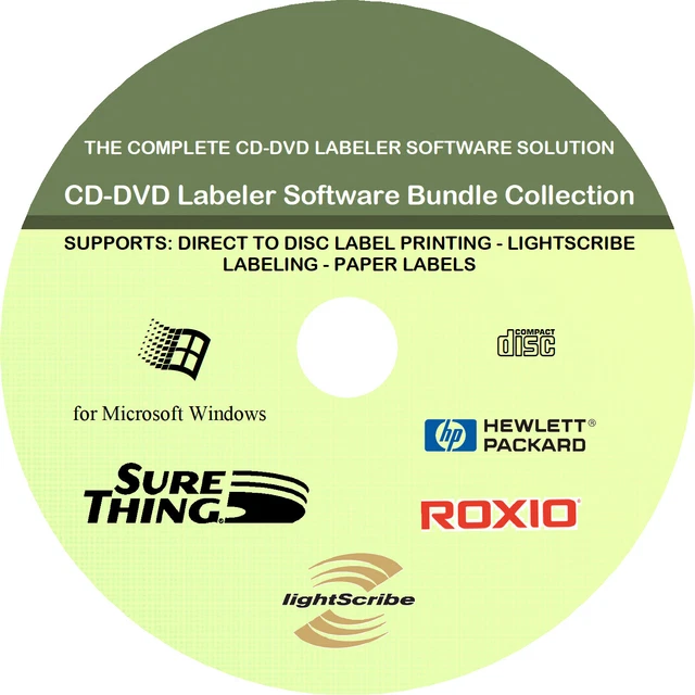 THE COMPLETE CD-DVD Labeler Software Solution Windows Direct ...