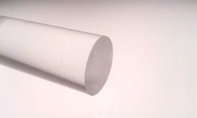 Perspex Acrylic Plastic Rod Clear Bar Round 500mm x 5 Lengths 5mm Diameter