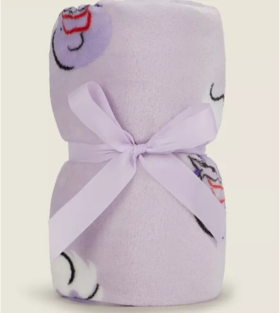 COPERTA DISNEY LA SIRENETTA URSULA LILA SUPER MORBIDA LANCIO Nuova