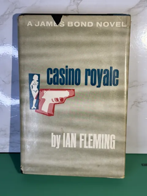Casino Royale Ian Fleming 1953 Book Hardback DJ HC A James Bond Novel Book