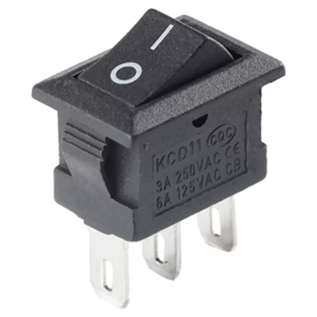 Mini Kippschalter Wippschalter Switch 3 Pin 12V - 250V / 6A Ein/Aus 9x13mm 11x15