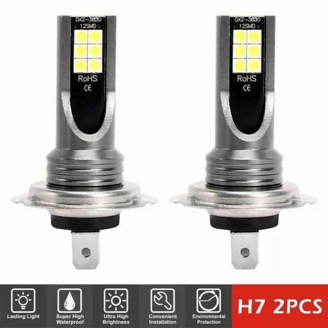 H7LED Scheinwerfer ersetzen Xenon Hi/Low Beam Kit Birnen 6000K Canbus Error Free