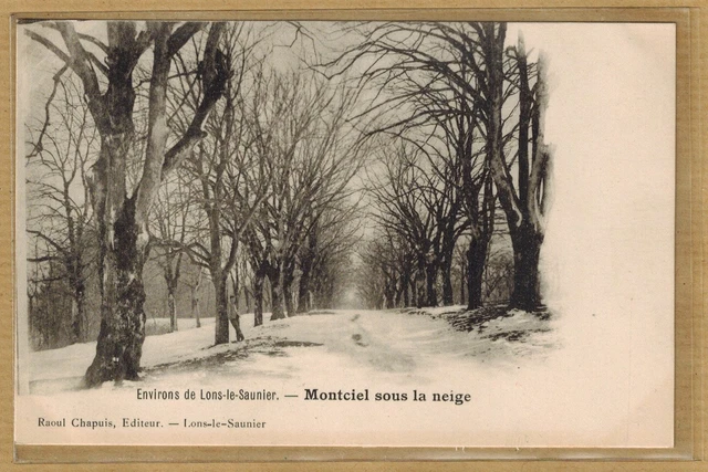 CPA environs de Lons le Saunier - Montciel sous la snow rp0585