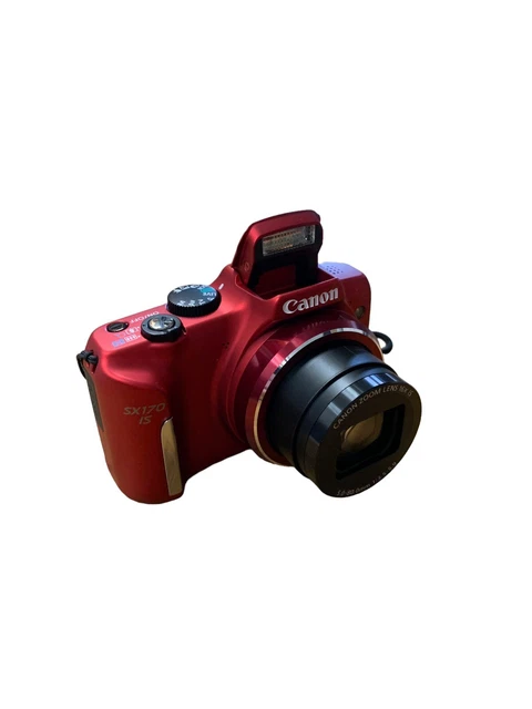 Canon PowerShot SX170 IS 16.0MP Digital Camera - RED - Great Condition