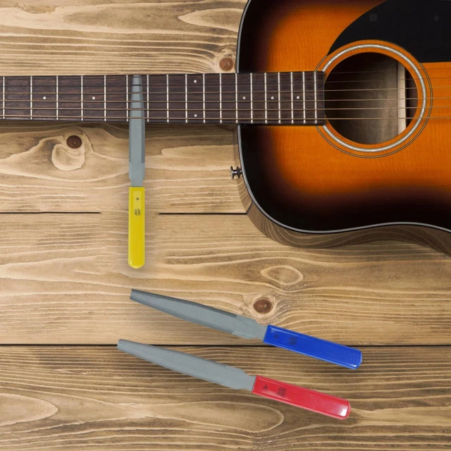 3Pcs Guitar Nut files Luthier Tools Professional Universal Nut Slotting files
