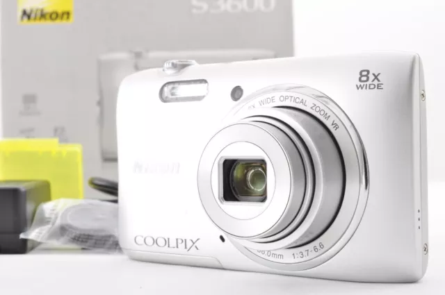 NIKON COOLPIX S3600 Crystal Silver Excellent+5 Compact NIKON COOLPIX S3600 Crystal Silver Excellent+5 Compact
