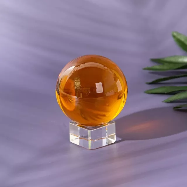 40 mm sfera di cristallo ambra