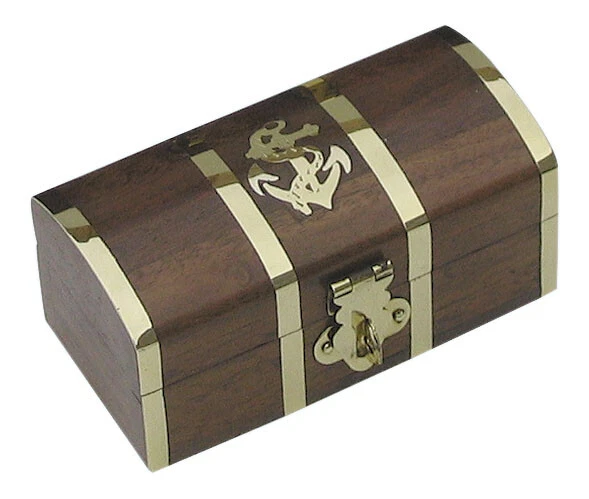 Boîte À Trésor Décorative En Bois,Rangement Pour Bijoux Rétro | Coffre