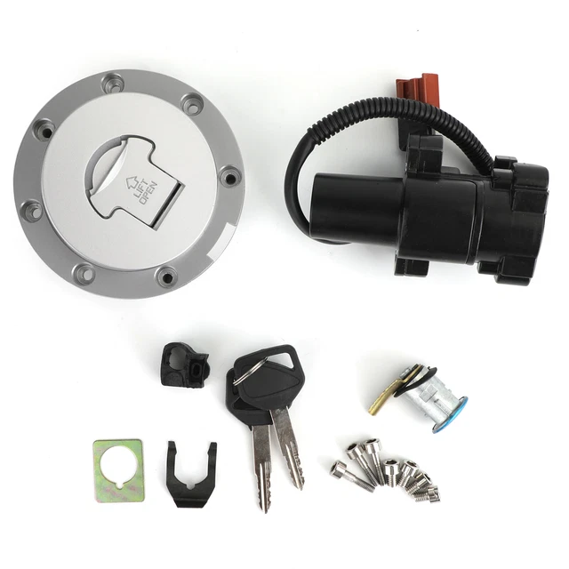 IGNITION SWITCH LOCK &Fuel Gas Cap Key Set Fit Honda CBR 600 1000 RR 08