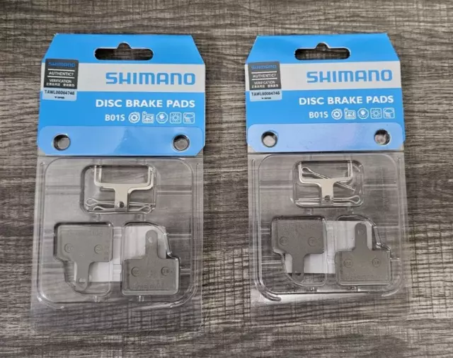 2 pastillas de freno de disco de resina Shimano G01S para Deore SLX XT XTR SAINT ZEE M6000 G02S