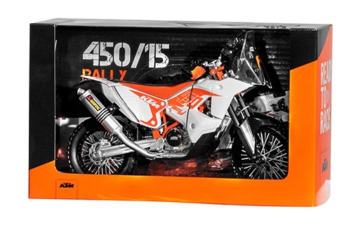 1:12 MINIATUR MODELLO KTM 450 Rally Motocross Giocattolo Bambini