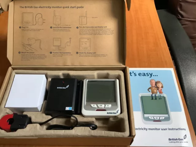 British Gas Real Time Electricity Energy Monitor Brand New In Box