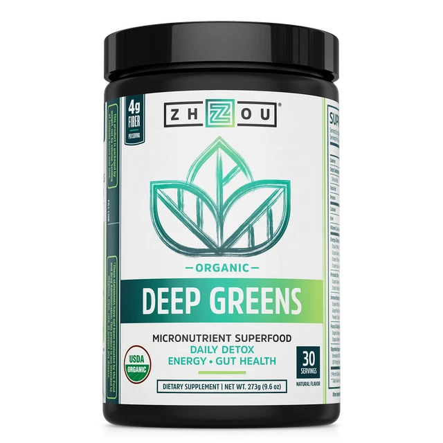 Zhou Deep Greens | 9.6 oz, 30 Servings