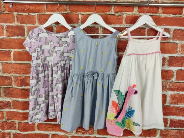 Girls Bundle Age 5-6 Years M&S Next H&M Summer Dress Giraffe Unicorn Kids 116Cm