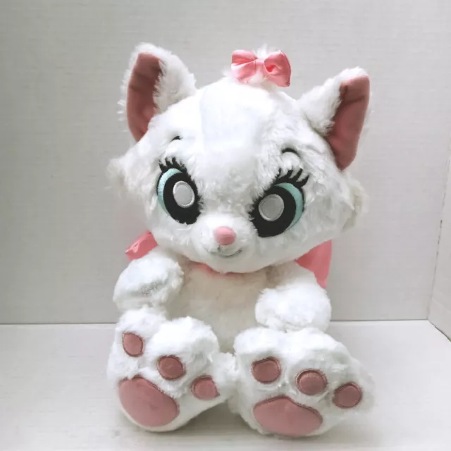 Disney Store Aristocats Marie Large Plush Big Feet Super Soft White Cat 12 Inch