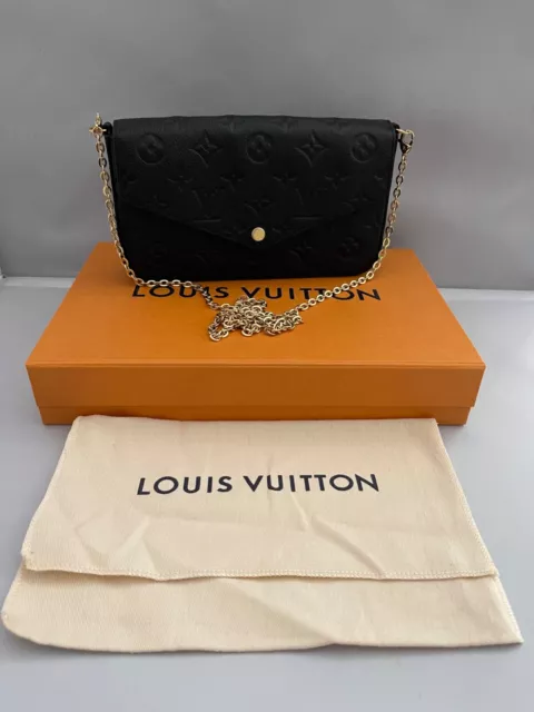 Louis Vuitton LV Felicie pochette new empreinte Black Leather ref.285657 -  Joli Closet