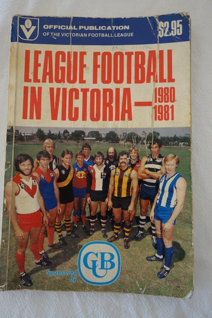 VFL FOOTBALL YEARBOOK 1980/81 16.00 PicClick AU
