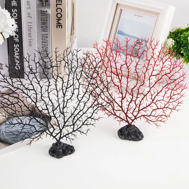 Underwater Artificial Coral Plant Ornament Aquatic Plant for Aquarium Fish TaRH