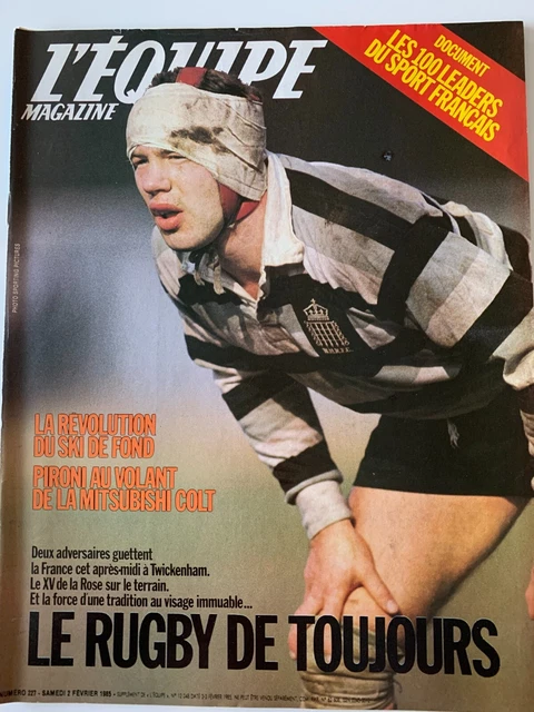 L'Équipe Magazine – Février 1985 – Rugby : Angleterre-France (Tournoi Des 5 Nations)