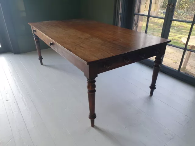 Stunning Victorian Mahogany School Masters Desk