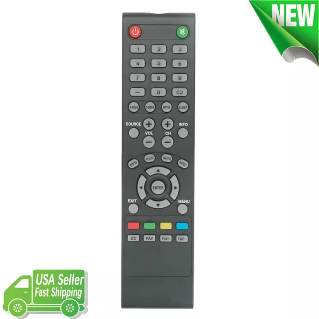 New Remote Control fit for RCA LCD LED TV RLDED5078A-B RLDED5078A-E RTU5540-d