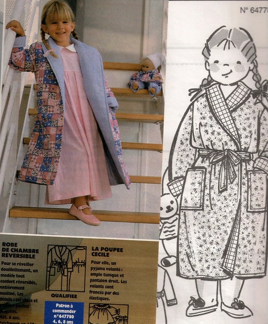 Patron De Robe Modes Et Travaux Février 2014 - Tailles 4,6,8,10 Ans, Occasion Non Découpé