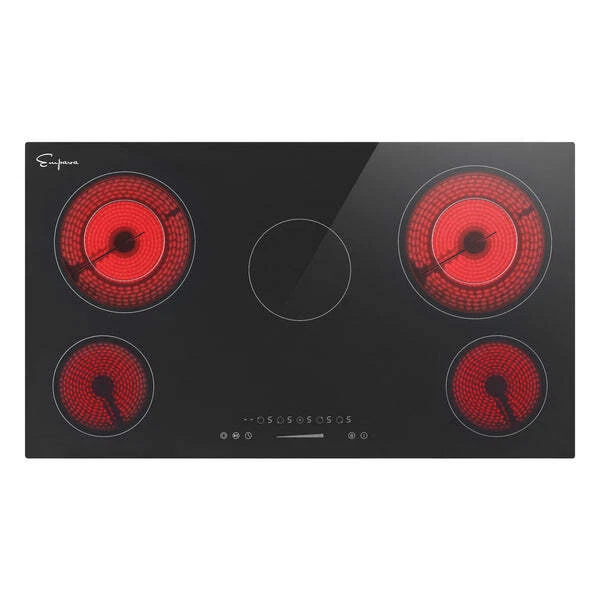 36 Inch Black Electric Radiant Cooktop 36REC14