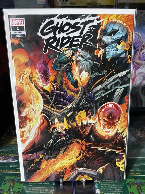 Ghost Rider #1 Wraparound Variant Nm Marvel Comics 2021 Mcu Disney Midnight Sons