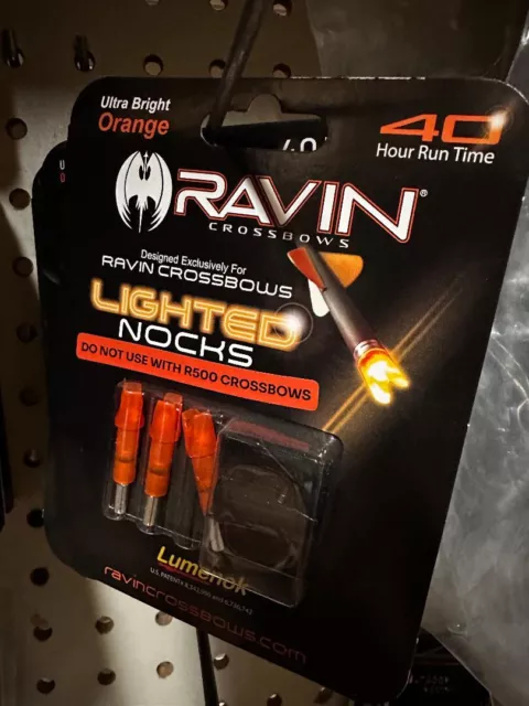 New 3pk Ravin Crossbows Bolts Replacement Lighted Nocks (3-pack)