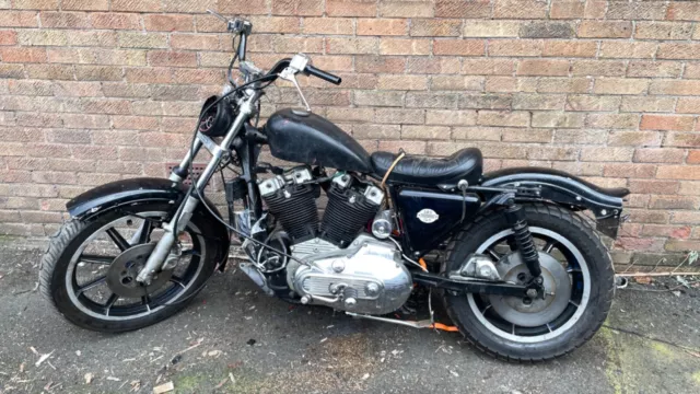 Harley Davidson Ironhead 1979 Restoration project Barn find parts bike