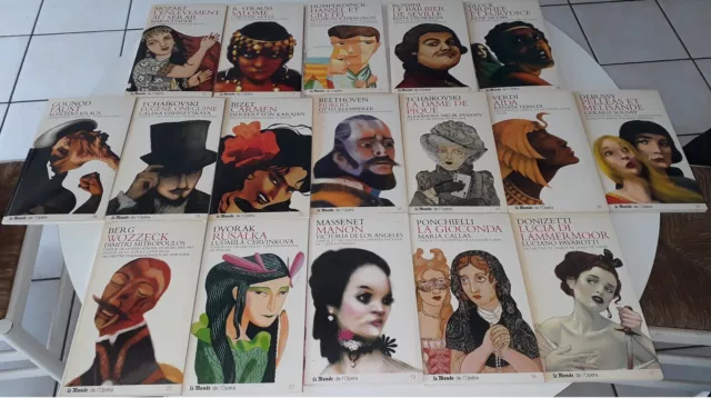 Collection Lot De 17 Livrets Double Cd Le Monde De L'opera