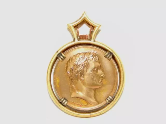 NAPOLEON - LEGION D'HONNEUR 1804 Bronze Medal CLIP MOUNT Andrieu & Jaley