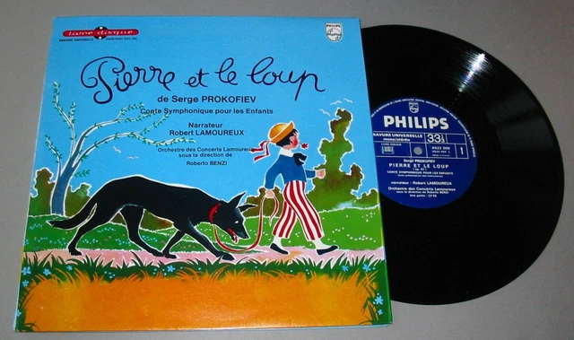 PIERRE ET LE Loup / 25cm Livre Disque / Robert LAMOUREUX - Serge