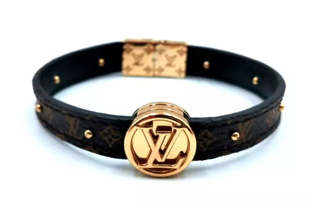 Bracciale reversibile Louis Vuitton Monogram LV Circle autentico