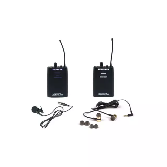 VocoPro SilentPA-Portable Professional PLL Wireless In-Ear Monitor Pack, Tx  Rx