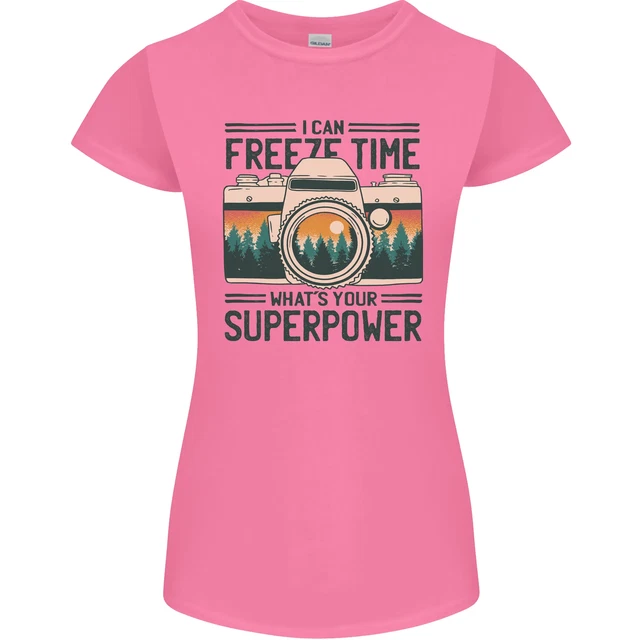 T-shirt donna Freeze Time Photography Photographer Petite Cut