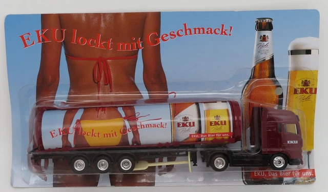 Grell Ho 1/87 Camion Remorque Truck Trailer Mb Actros Wernesgrüner Beer