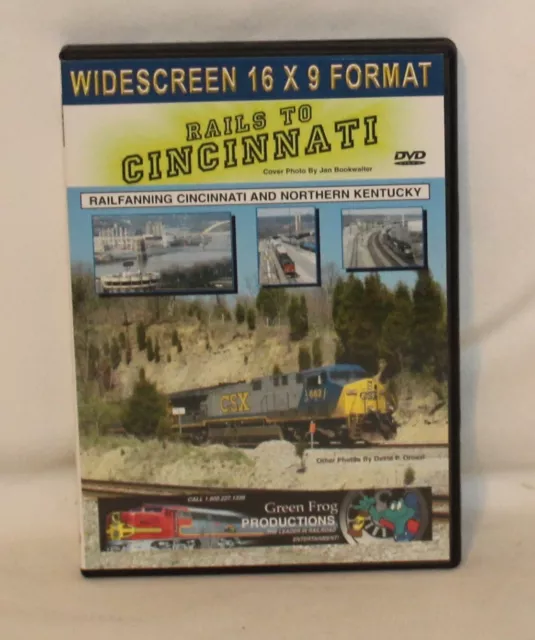 Rails to Cincinnati Railfanning Cincinnato Northern KY DVD Set Railroad Trains