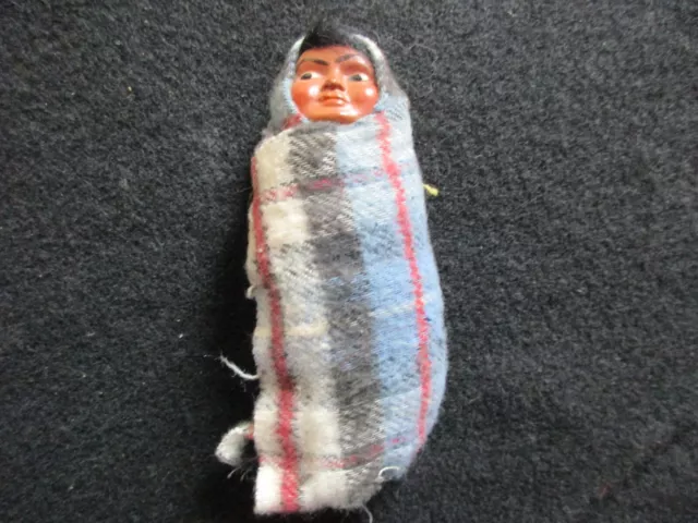 Vintage Native American Skookum Doll American Indian Tribal Doll, Day-0723*07759