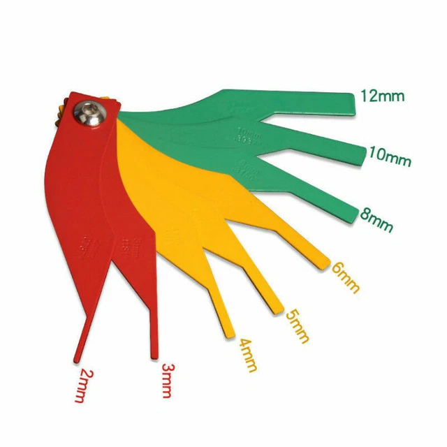 Automobile Frein Bloc Feeler Doublure Jauge Mesure Outil Pro 8in1 Plastique