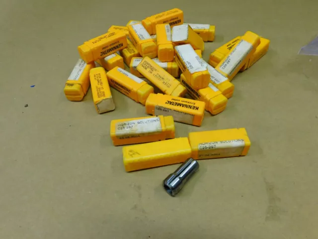 KENNAMETAL 200DA COLLETS 9/64" C25-297 NEW Double Angle Collets DA-200 ( 27 Pcs)