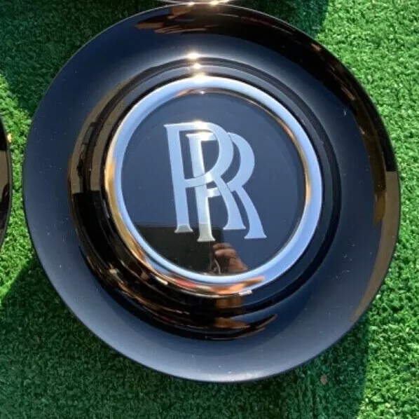REAL Rolls Royce Cullinan Center Cap OEM Rare Genuine Factory Black