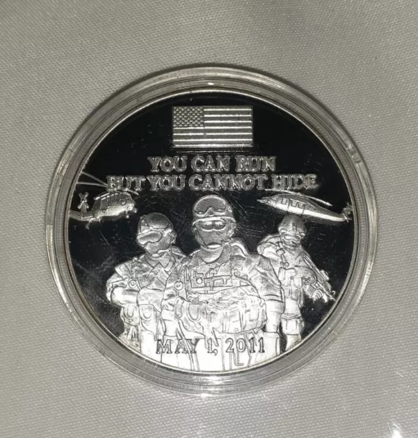 2011 Twin Towers New York Operation Geronimo Mission Coin Proof In Display Case