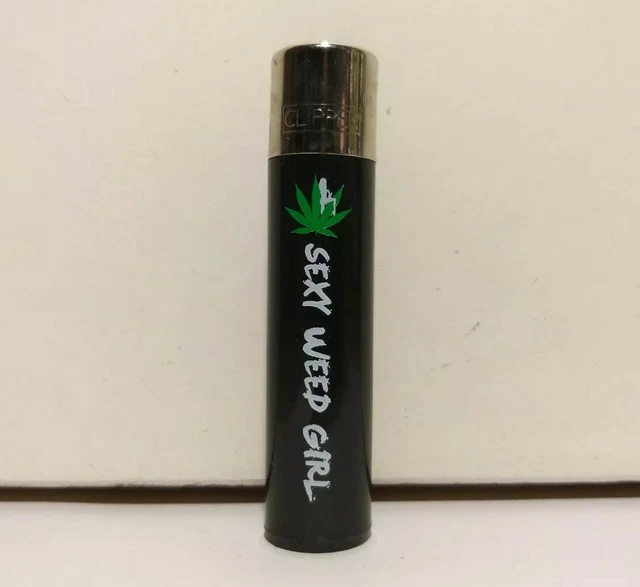ACCENDINO CLIPPER SEXY Weed Girl Seed Grow Lighter Mechero Briquet