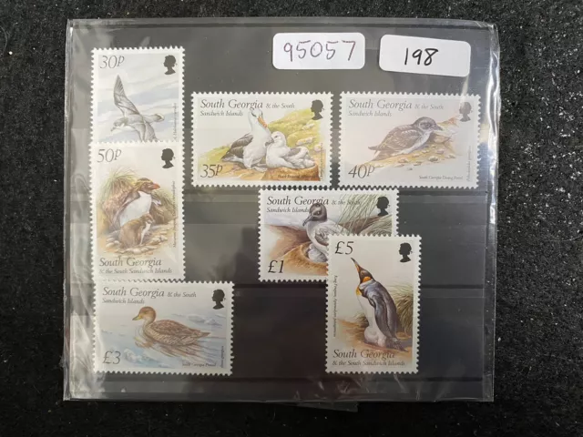 South Georgia 1999 Birds Definitives 7v SG 299-305 MNH (198)