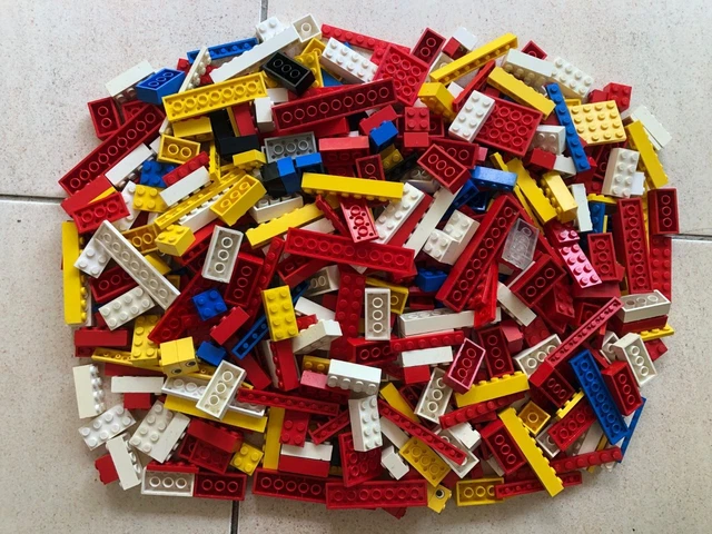 Lego: Lot en vrac de 1Kg de Briques, Plaques Multicolores de toute dimension.